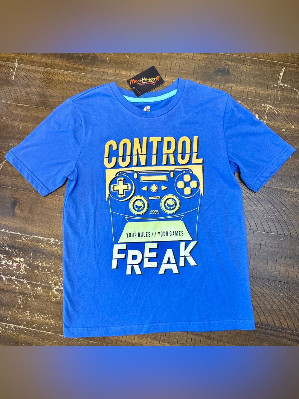 Brand New Boys L (14/16) Control Freak Gaming Tee Shirt